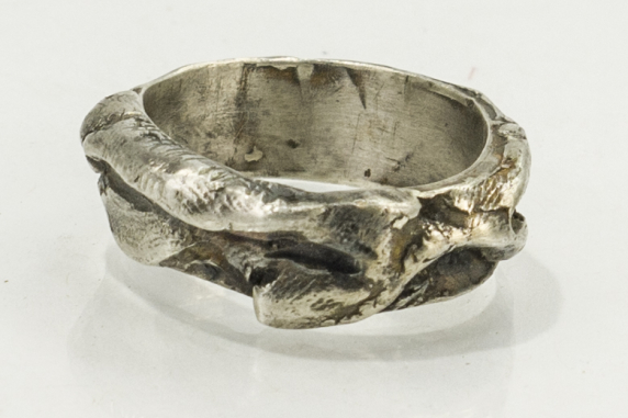 rugged organic style ring one of a kind me's ring