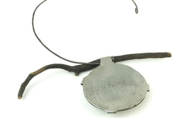 Steel back, Josephine art line eco friendly sustainable jewelry
