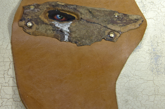 upcycled leather remnant unique recycled jewelry