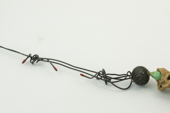 fulgurite necklace upcycled repurposed jewlery design