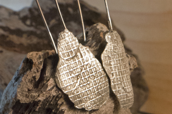 patina blackened sterling silver earrings blackened sterling silver earrings