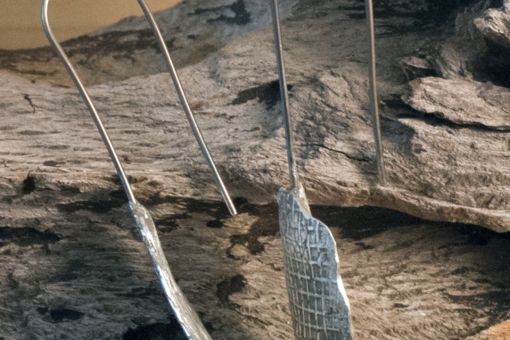 hypo allergenic stainless steel ear wires ooak sterling silver earrings