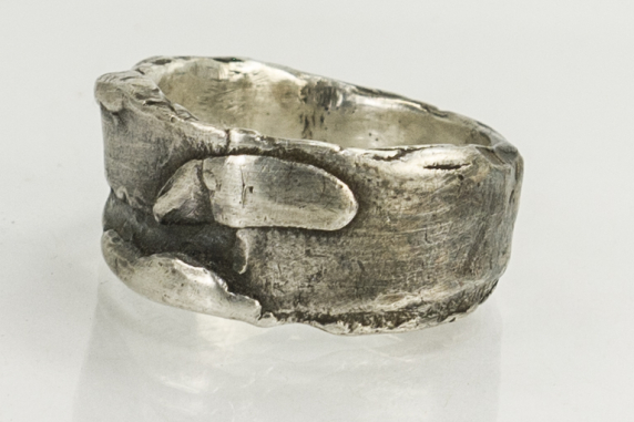 unique men's ring organic design ring