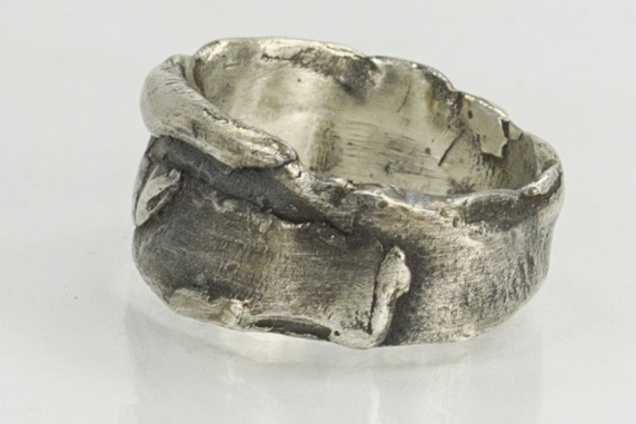 one of a kind men's ring sculptural men's ring