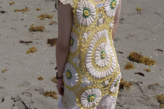 Vintage doilie dress Summer dress